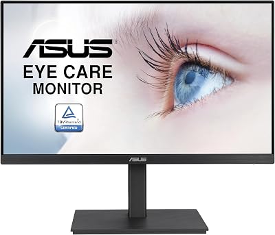 ASUS VA24EQSB 23.8" Full HD IPS 75Hz Adaptive-Sync Eye Care Monitor DisplayPort