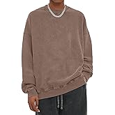 KEEPSHOWING Mens Oversized Hoodies Vintage Hoodie Couples Pullover Acid Wash Hoodies for Men Streetwear Sweatshirts