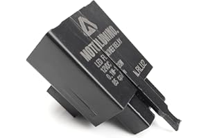 Aharon Motolumino Universal 12V LED/Halogen Flasher for Multiple Brands 2/3-pin Connector | Blinker Relay for Indicator Turn Signal Lights