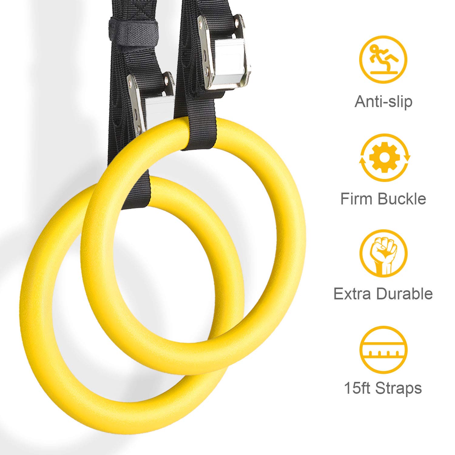 Professional Gymnastic Rings Bodyweight Workout and Strength Crossfit