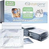 EyeGiene Insta-Warming Wafers Refill for Eye Mask - Portable Self Heating Masks for Dry Eyes -Multi-Use Heat Treatment for Dryness, Fatigue, Styes, Blepharitis - Steam Eye Mask for Dry Eyes (30 Pairs)
