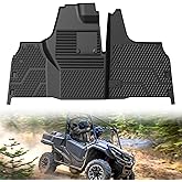 LitMiRaCle TPE Front Floor Mat for Honda Pioneer 520 2021-2025, Pioneer 500 2015-2023, All Weather Protection Durable Rubber Floor Liners Slush Mat Accessories, Replace #0SP63-HL5-101