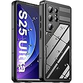 for Samsung Galaxy S25 Ultra Waterproof Case, with Built-in Screen Protector Dustproof Shockproof Full Body Underwater Protective Phone Case Cover for Samsung Galaxy S25 Ultra 5G 6.9" (Black)