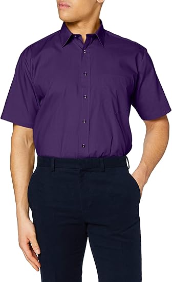 Amazon プレミエ Premier メンズ 無地 半袖ポプリンシャツ 半袖ワイシャツ ワークシャツ トップス フォーマルウェア ビジネスウェア 男性用 シャツ 通販