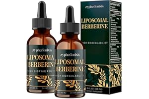 Zypherionixis Liposomal Berberine HCL Supplement Liquid 3000mg - High Absorption Berberine Drops with Ceylon Cinnamon - 12-in-1 Formula AMPK Activator, Sugar Free - 4 fl oz