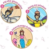 Imagimake Window Art Princess Unicorn Suncatcher Kit 16-Piece Glass Paint view 3