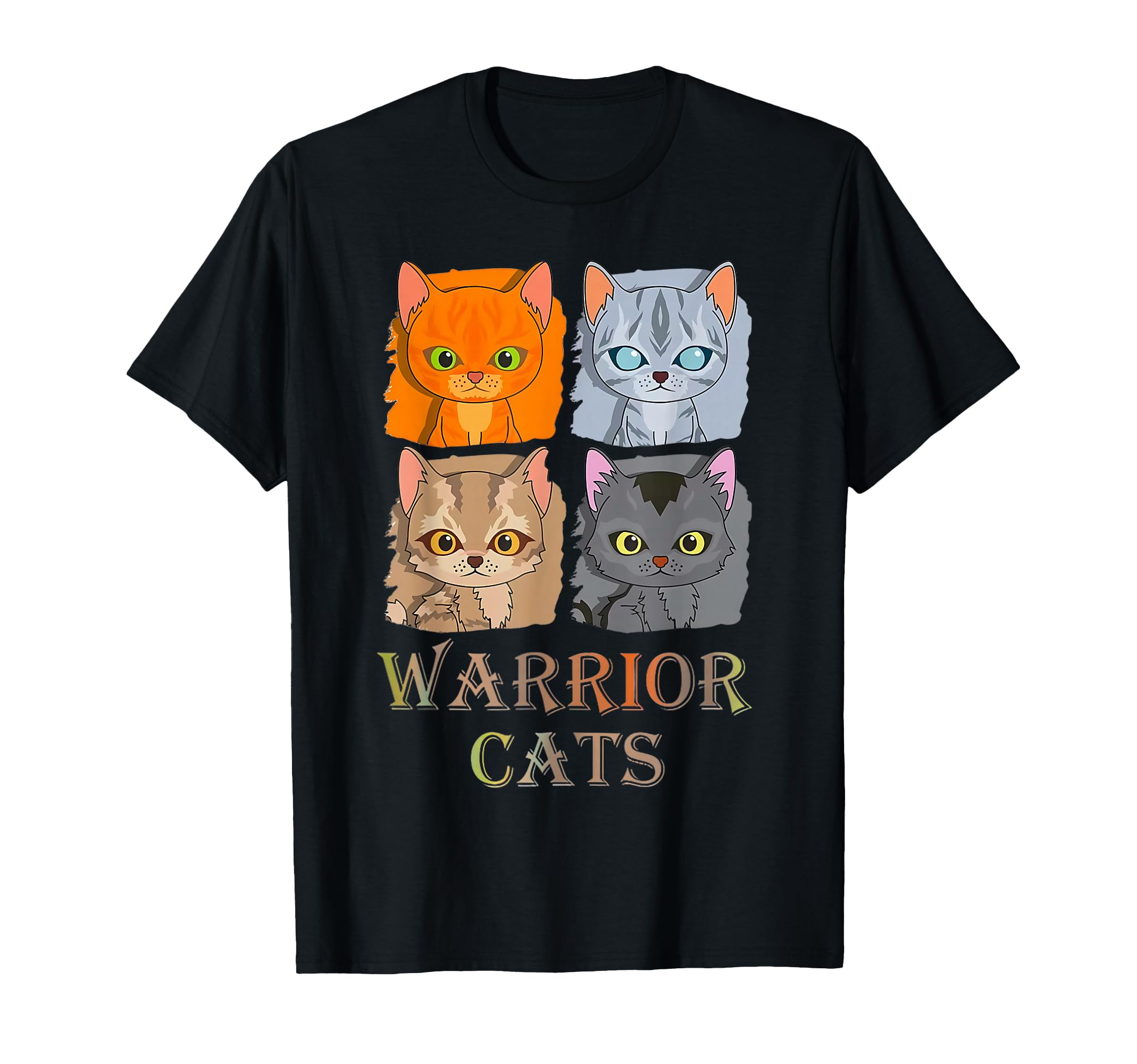 Photo 1 of ***COLOR GREEN***Warrior Cats Graphic Tee Lovers T-Shirt