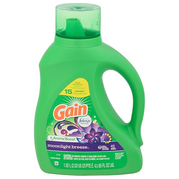 GAIN, LAUNDRY DETERGENT MOONLIGHT BREEZE + AROMA BOOST,...