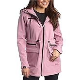Spyder Womens Softshell Jacket - Wind and Water Resistant Lightweight Fleece Lined Cinched Waist Long Anorak Jacket
