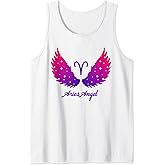 Aries Angel Zodiac Sign with Angel Wings Aries for Women Tank Top