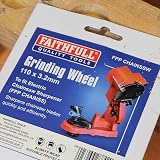 Faithfull Chainsaw Sharpener Grinding Wheel 110mm x 3.2mm Replacement Part view 6