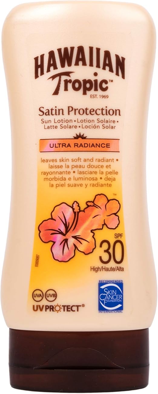 Hawaiian Tropic Satin Protection Sun Lotion (SPF 30, 180ml) Amazon.co