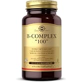 Solgar B-Complex "100", 100 Vegetable Capsules - Nervous System Support - Supports Energy Metabolism - Non-GMO, Vegan, Gluten Free, Dairy Free, Kosher - 100 Servings