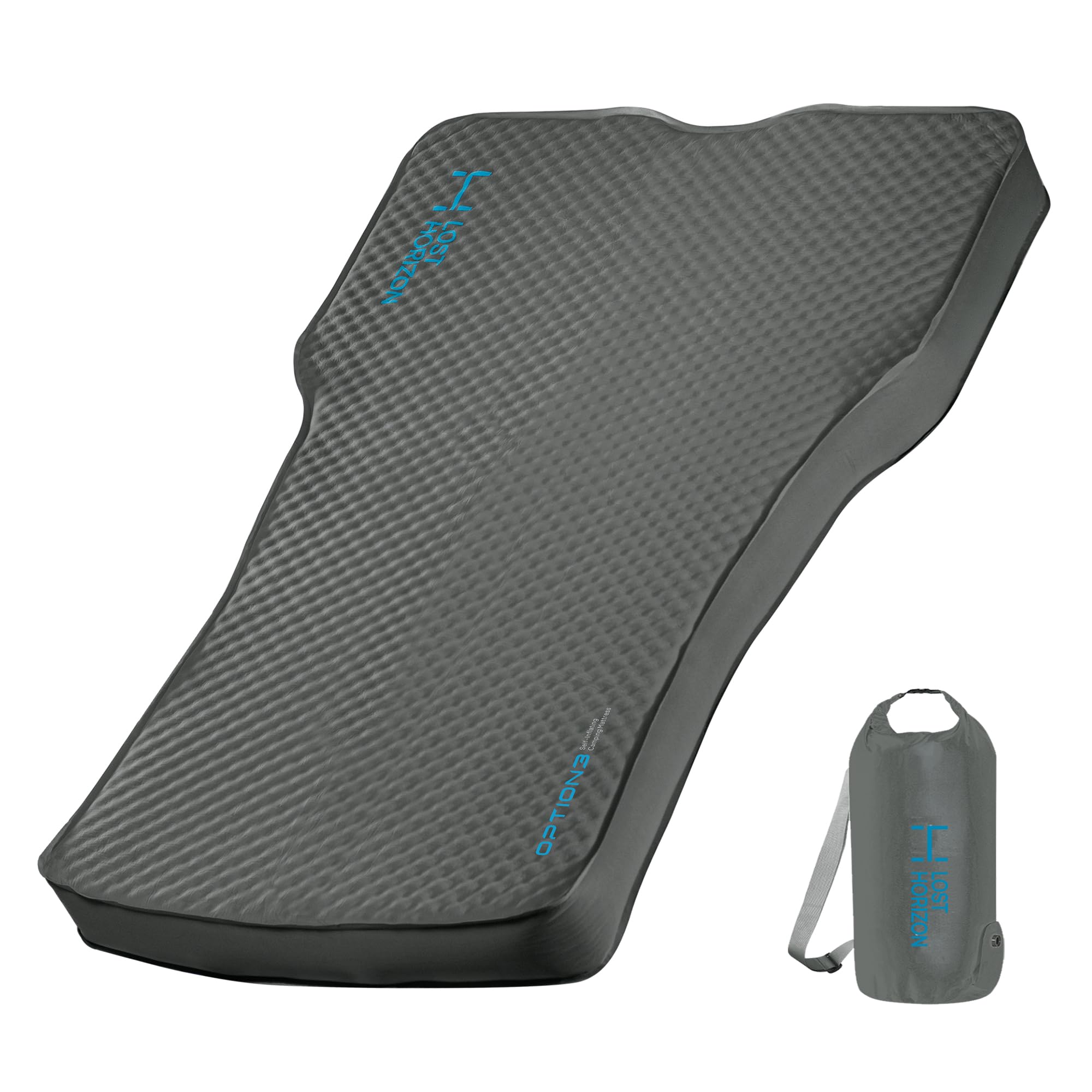 LOSTHORIZON Tesla Camping Air Mattress With Foam Self Inflating Losthorizon tesla camping air mattress with foam self inflating
