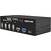 EZDIY-FAB USB HUB Front Panel Internal Card Reader,USB 3.1 Gen2 Type-C Port,USB 3.0 Support SD MS XD CF TF Card for Computer,