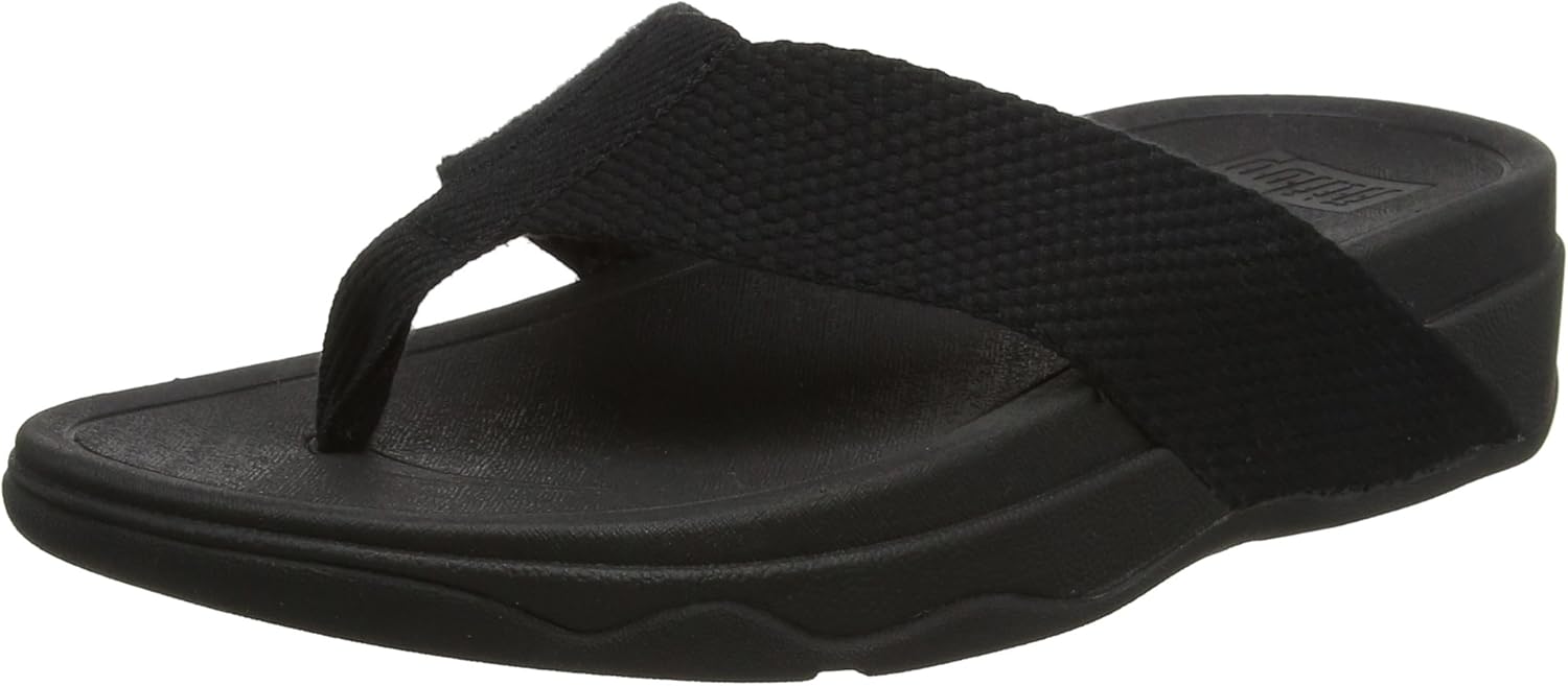 Fitflop Women's Surfa Open Toe Sandals, Black (Black), 4.5 UK 37.5 EU