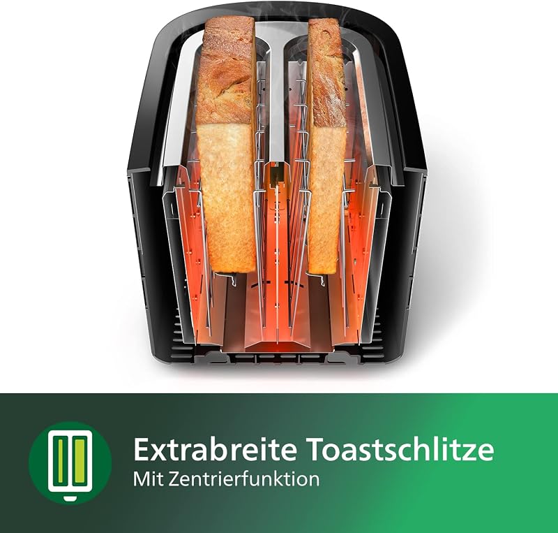 Toaster, Edelstahl, 7 Bräunungsstufen