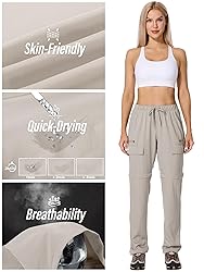 Womens Hiking Pants Convertible Quick Dry Stretch