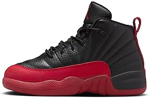 AIR JORDAN JORDAN 12 Retro Little Kids Style, Black/Varsity Red, 2.5
