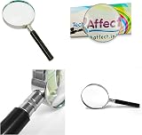 TechAffect Real Glass Magnifying Glass 75mm Reading Magnifier view 5