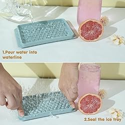 Lamesa Mini Ice Cube Trays with Lid & Bin