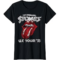 Amazon.com: Rolling Stones Official Script Tongue T-Shirt