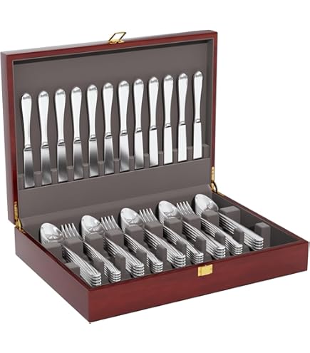 Amazon.com - Reed & Barton Silverware Storage Box, Eureka Mahogany