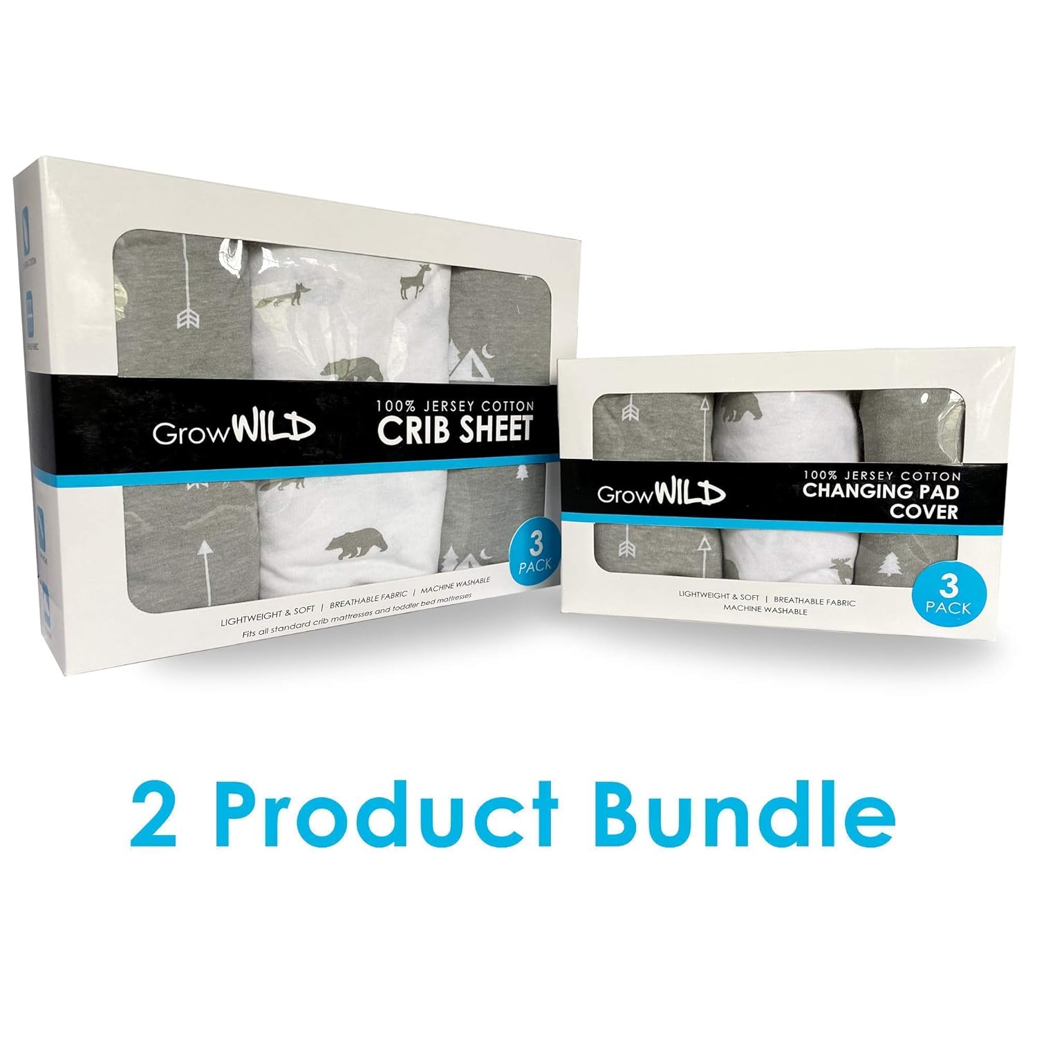 matching crib sheet and changing pad cover