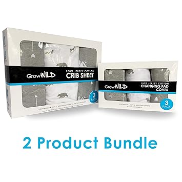 matching crib sheet and changing pad cover