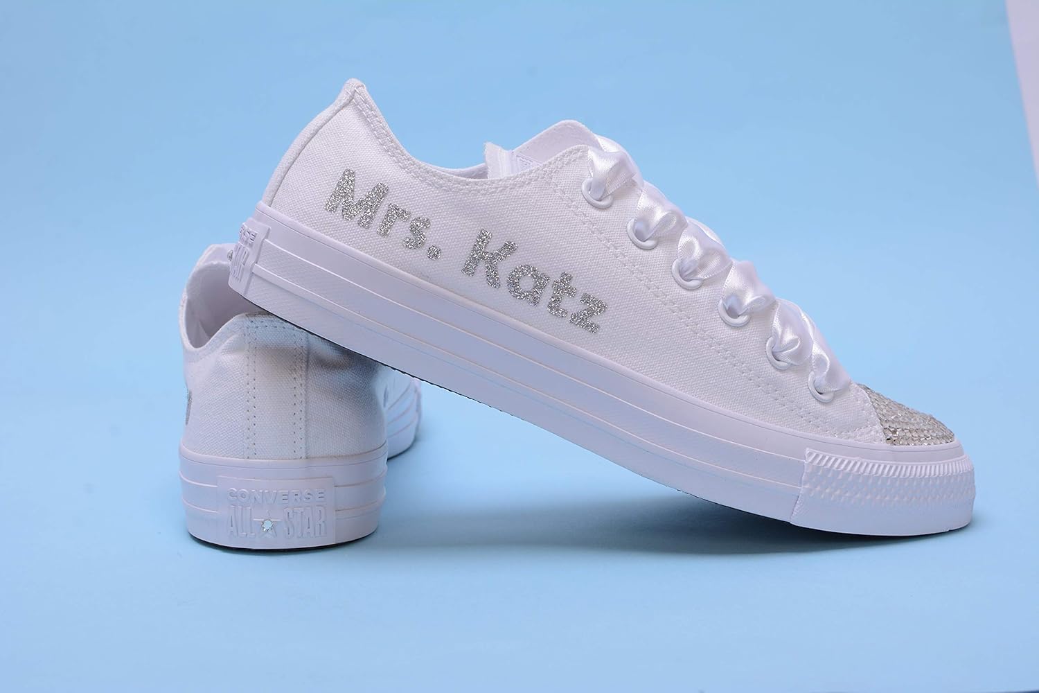 bling wedding trainers