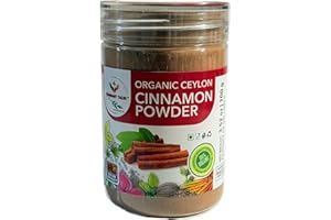 FRAGRANT TALES Premium Organic Ceylon Cinnamon Powder - 3.52 Ounces (100 grams), True Ceylon, USDA Certified, Non-GMO, Gluten-Free, Pure Sri Lankan Cinnamon for Cooking,Baking and Brewing