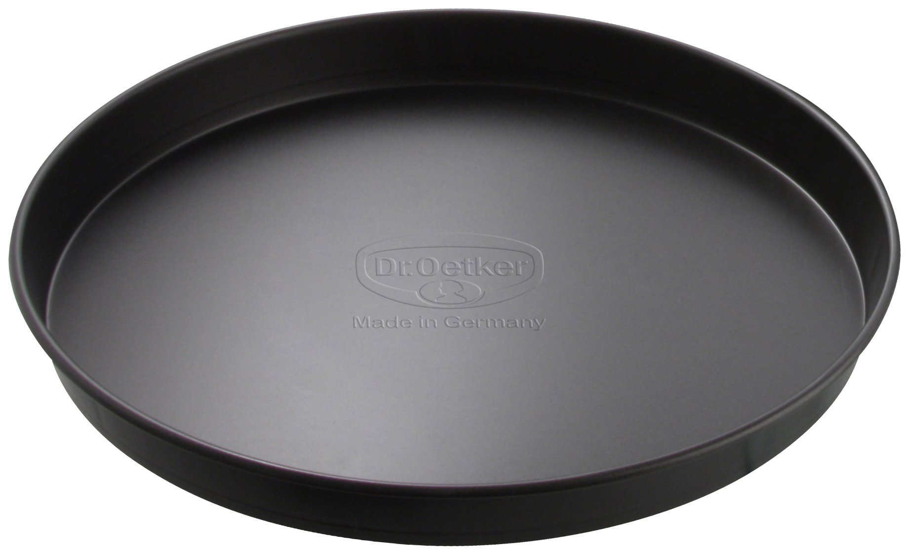 Dr.Oetker Pizza-/ Baking tray Tradition Ø32 cm in black, Steel, 32 x 32 x 5 cm