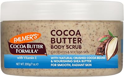 Palmers Cocoa Butter Body Scrub Jar 200g Exfoliating Skin Treatment Hydration