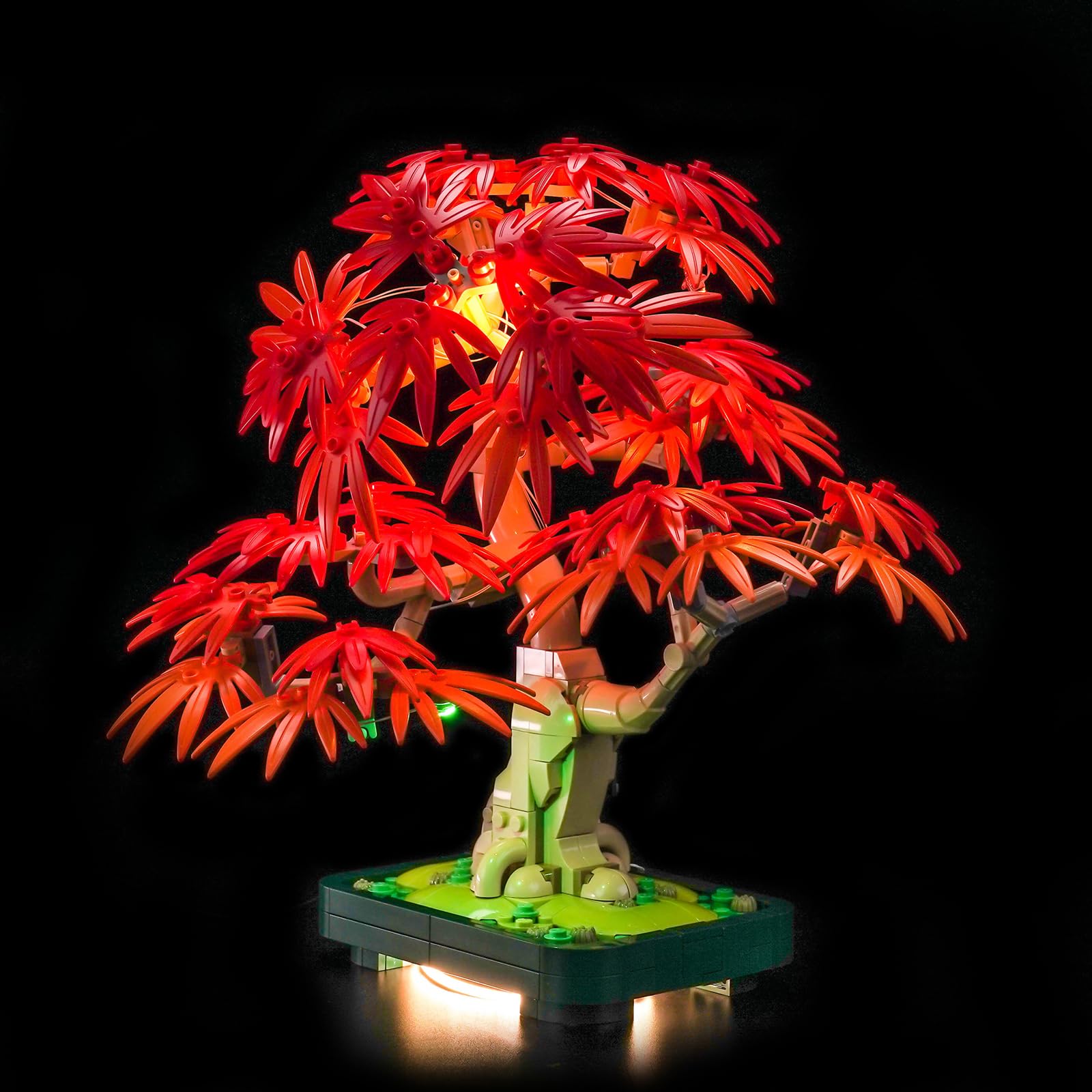 Photo 1 of LocoLee Light kit Compatible with Lego 10348 Japanese Red Maple Bonsai Tree - No Model Only Lights, LED Lighting Accessories Compatible with Lego Red Maple Bonsai (Standard Version)