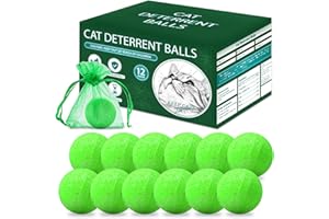 iALTERLL Cat Repellent Outdoor to Keep Cats Away (12Pack) Natural Peppermint Oil Cat Deterrent Outdoor and Indoor Green