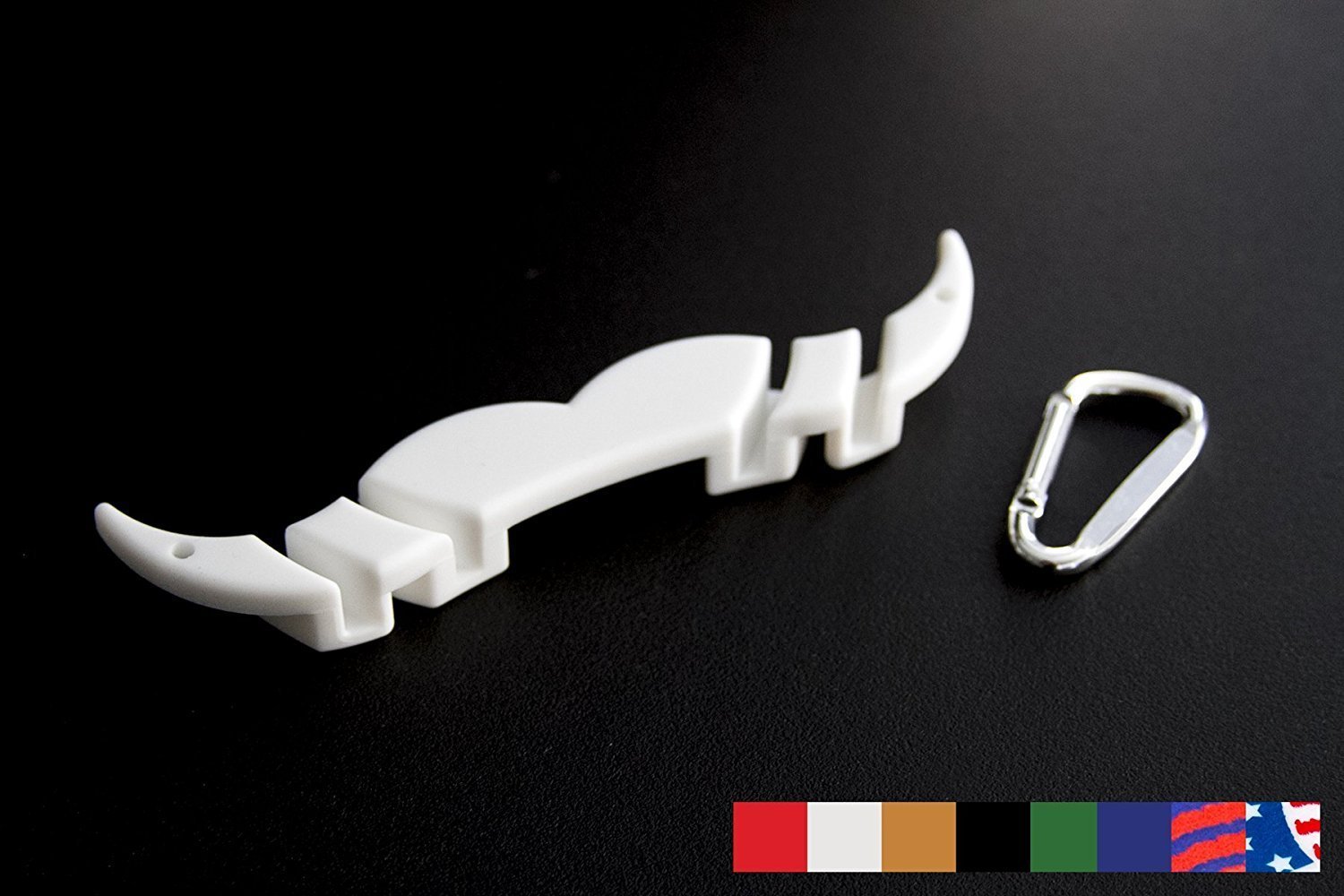 The MoGuard - Mustache Guard Drink Attachment (white) โ image 1