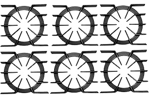 TMOZYAR PA060037 Heavey-Duty Cast Iron Spider Grates, Burner Grate Replacement for Viking Gas Range Oven Stove Top Parts Cooktop Grate Stove Rack PA060024 (6PACK) 10.9"L x 10"W