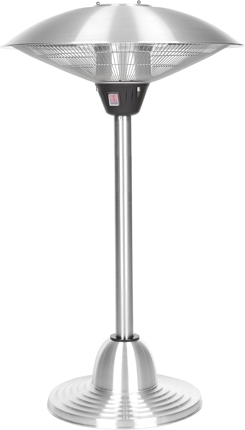 kindle living patio heaters on Amazon Com Fire Sense Indoor Outdoor Infrared Tabletop Heater And Stand Stainless Steel Portable Outdoor Heating Garden Outdoor