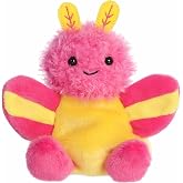 Aurora&reg; Adorable Palm Pals&trade; Astrid Rosy Maple Moth&trade; Stuffed Animal - Fun Collectible Plush for Kids and Adult Collectors - Perfect for Decorating Rooms and Birthday Gifts - Pink 5 Inches