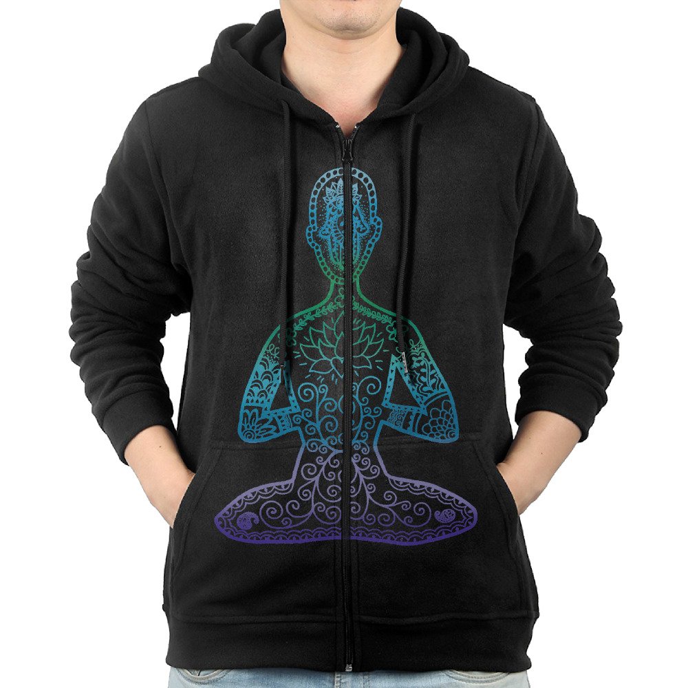 Men Namaste Hoodie Sweatshirt Black: Amazon.in: Clothing & Accessories