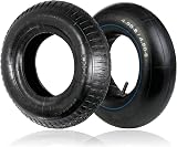 Spares2go Wheelbarrow Wheel Tyre and Inner Tube 4.00-8 4.80-8 35psi view 2