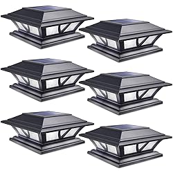 SIEDiNLAR Solar Post Lights Outdoor 2 Modes LED