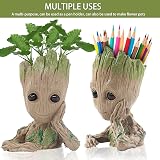 Newthinking Groot Plant Pot Cartoon Baby Groot with Drainage Hole 7.6x12x15cm view 2