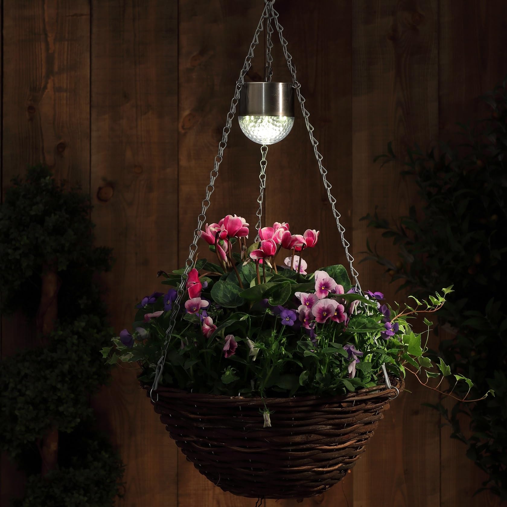 Noma Solar Hanging Basket Lights (Set of 2)