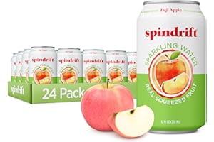 Spindrift Fuji Apple Can 12 Ounce (Pack of 24)
