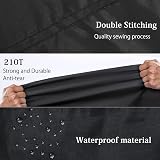 Toptrek Bike Cover 210T Waterproof Universal Size 200x110x70cm Black view 2