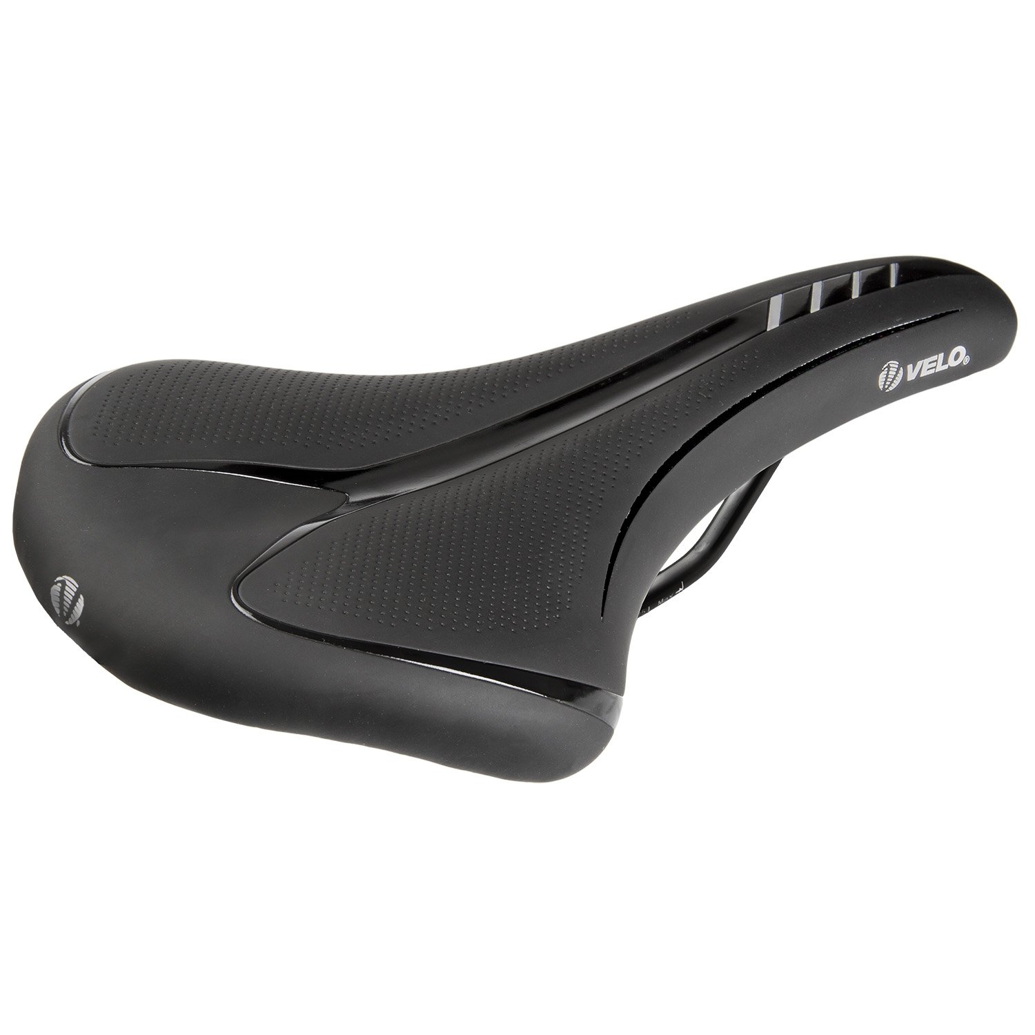 Velo Unisex Adult Fit Athlete BC Saddle For Bicycle - Black, Large