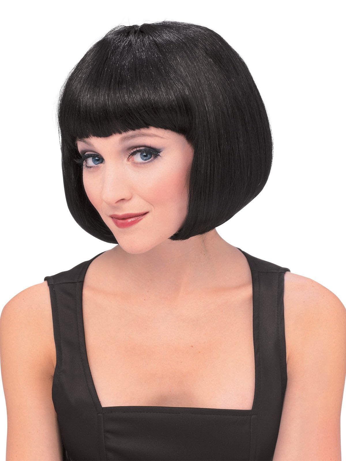 Rubies 50425NS Official Super Model Wig, Women's, Black, One Size Halloween