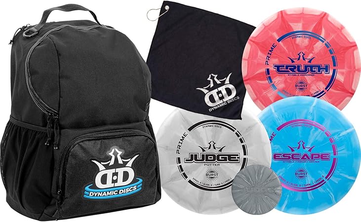dynamic discs prime burst disc golf starter set