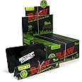 RAW Black King Size Rolling Paper | 50 Packs | 32 Sheets Per Pack of Organic King Sized Black Series Rolling Paper Double Pressed